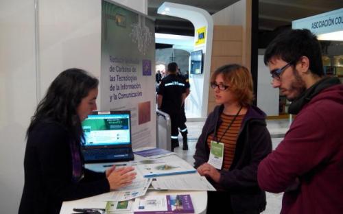 Presentación del proyecto GREEN TIC en stand propio en CONAMA 2014