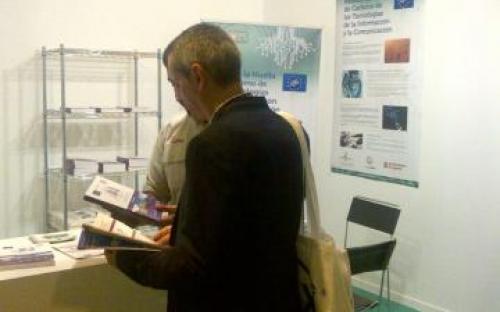 Presentación del proyecto en stand en MATELEC 2014